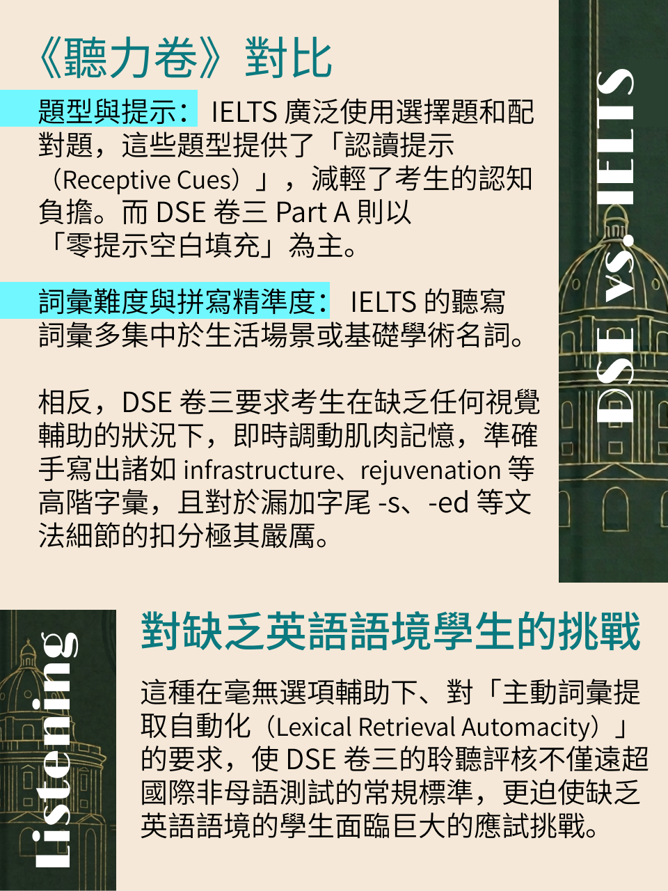 DSE 英語聽力 A 部 · 研究報告（1/2）｜診斷篇 — 5/18